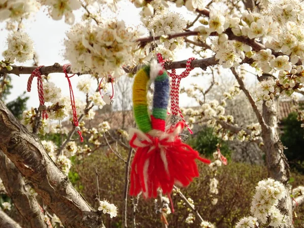 Martenitsa Tradicional Búlgara Árbol — Foto de Stock