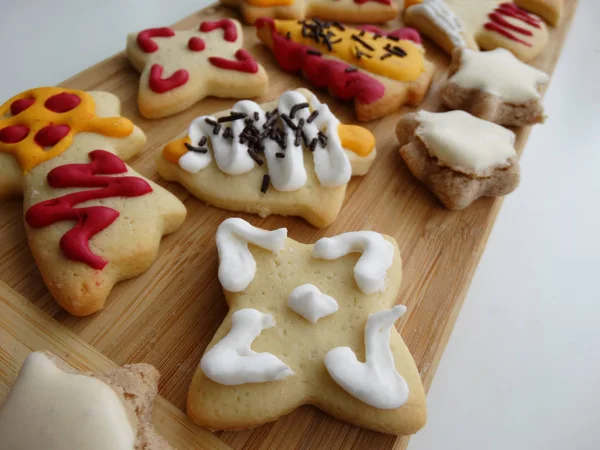 Mixture Colorful Christmas Cookies — Stock Photo, Image