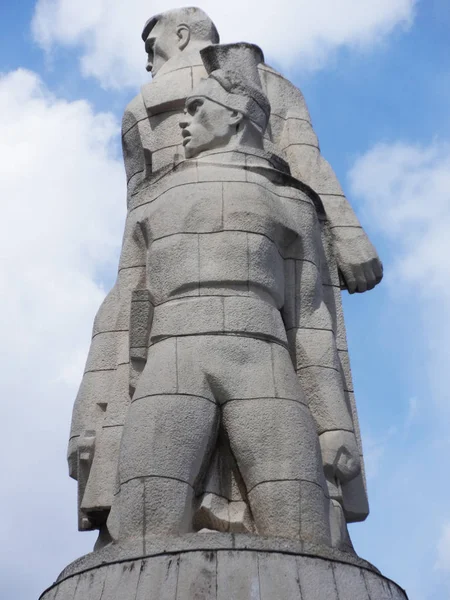 Monumento Piedra Del Panteón Jardín Marino Varna — Foto de Stock