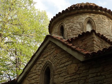 Old Bulgarian Church the  Garden of Balchik Palace, Bulgaria clipart