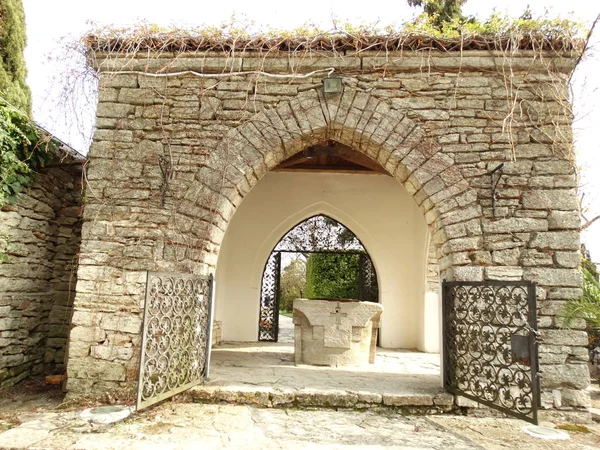 Stone Arch Gate Entrance