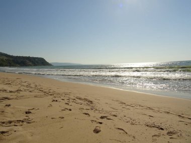 Güneşli Plaj manzara