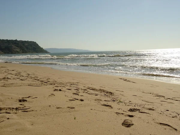 Vue Sur Plage Jour Ensoleillé — Photo