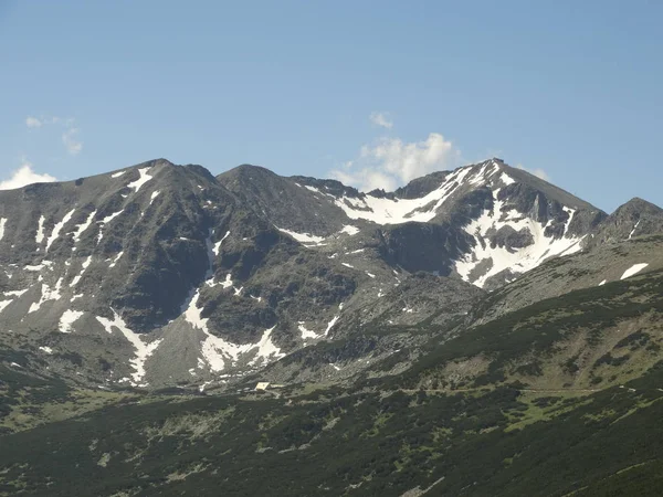 Vista Desde Pico Yastrebets Montaña Rila Bulgaria — Foto de Stock