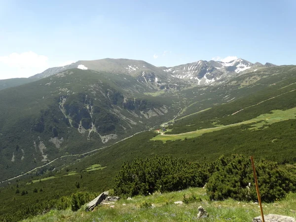 Blick Vom Yastrebets Gipfel Rila Gebirge Bulgarien — Stockfoto