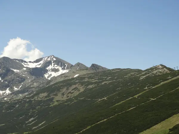 Вид Ястребецкого Пика Горах Рила Болгария — стоковое фото