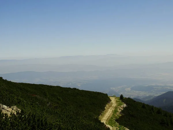 Pemandangan Dari Puncak Yastrebets Gunung Rila Bulgaria — Stok Foto