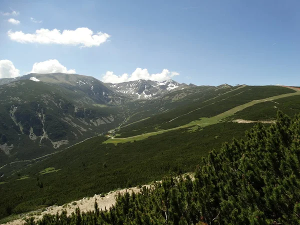 Widok Szczytu Yastrebets Góry Riła Bułgaria — Zdjęcie stockowe