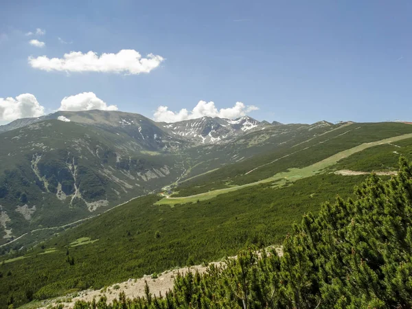 Pemandangan Dari Puncak Yastrebets Gunung Rila Bulgaria — Stok Foto