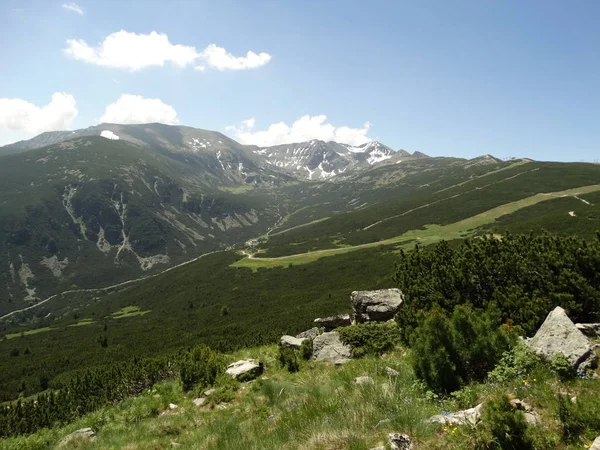 Vista Desde Pico Yastrebets Montaña Rila Bulgaria — Foto de Stock