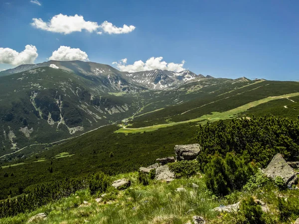 Pemandangan Dari Puncak Yastrebets Gunung Rila Bulgaria — Stok Foto