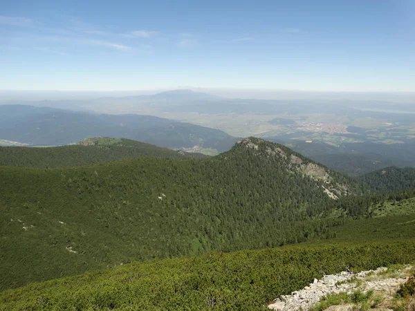 Θέα Από Τελεφερίκ Στο Βουνό Ρίλα Βουλγαρία — Φωτογραφία Αρχείου
