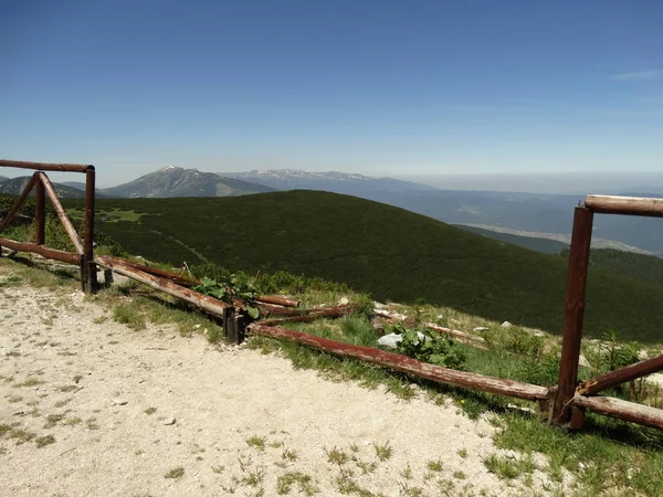 Vista Desde Pico Yastrebets Montaña Rila Bulgaria — Foto de Stock