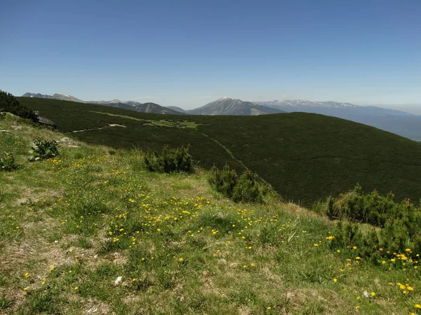 Pemandangan Dari Puncak Yastrebets Gunung Rila Bulgaria — Stok Foto