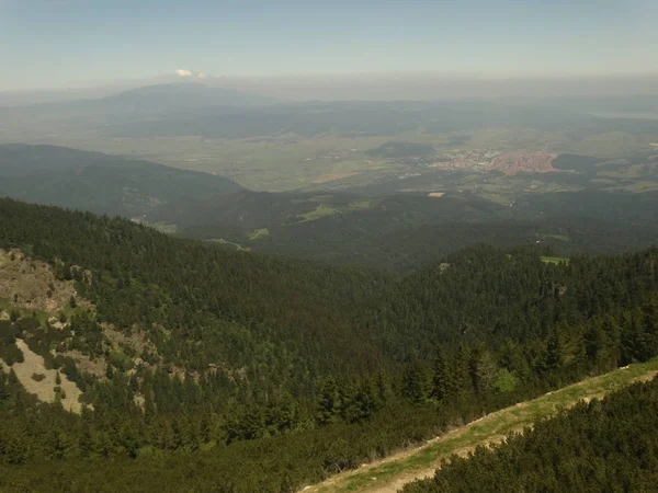 Pemandangan Dari Puncak Yastrebets Gunung Rila Bulgaria — Stok Foto