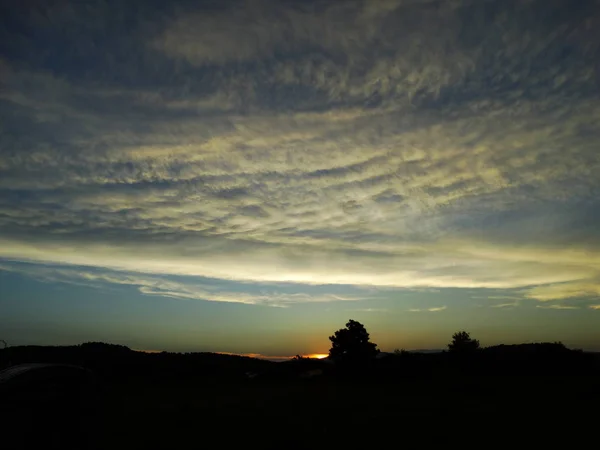 Sea Sunset Wallpeper Bakgrund — Stockfoto