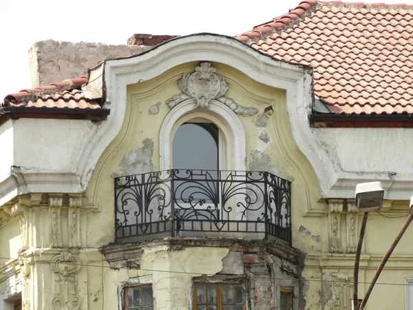 Stará Budova Ornamenty Sofii Bulharsko — Stock fotografie