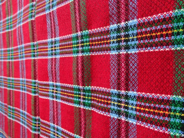 Native Bulgarische Rote Und Grüne Quadratische Textur — Stockfoto