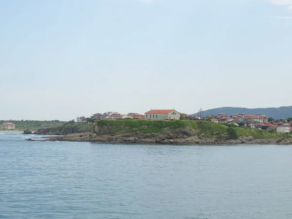 Kleine Dorp Aan Zee Kust Bulgarije — Stockfoto