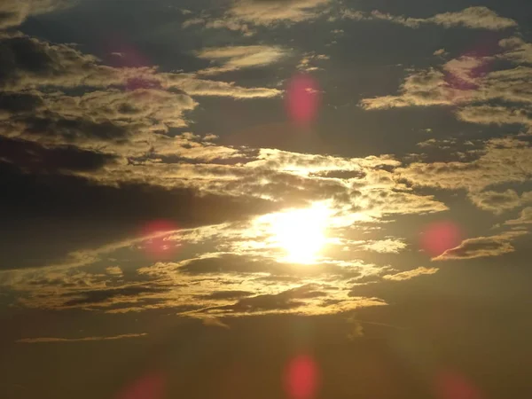 Bright Sun Clouds — Stock Photo, Image