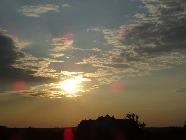 Bright Sun Clouds — Stock Photo, Image