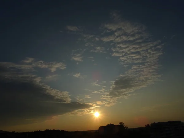 Schönen Sonnenuntergang Wallpeper Hintergrund — Stockfoto