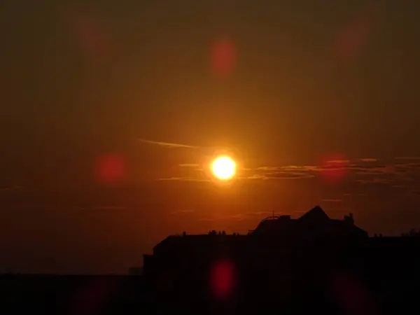 Прекрасний Фон Шпалер Захід Сонця — стокове фото