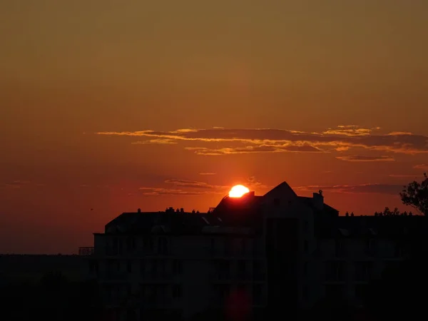 Schönen Sonnenuntergang Wallpeper Hintergrund — Stockfoto