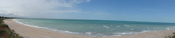 Panorama Vista Costa Mar — Fotografia de Stock