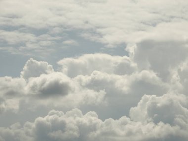 Beyaz Bulutlar soyut doğa arkaplanı