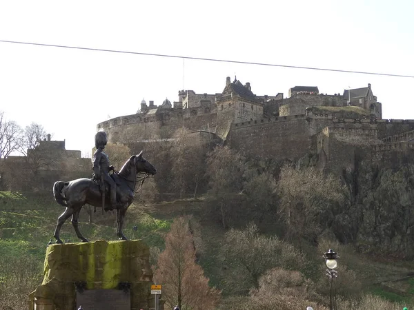 Edinburgh Castle View — Stock Photo, Image