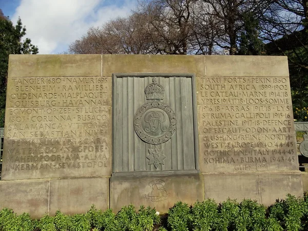 Memorial Edinburgh City Park — Zdjęcie stockowe