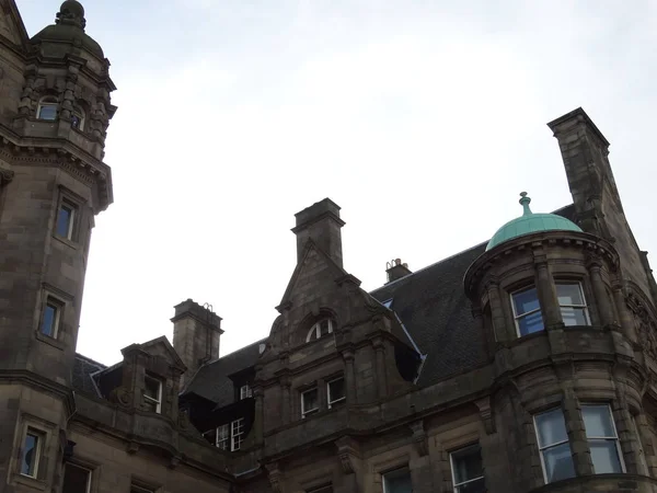 Edinburgh Architecture Ciągu Dnia — Zdjęcie stockowe