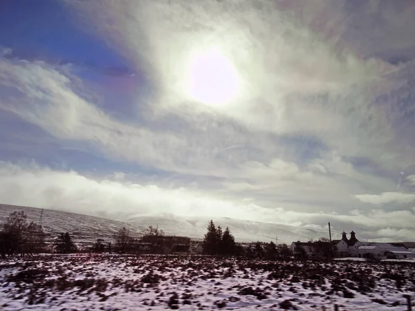 Skoç Dağlık Güzel Görünümü — Stok fotoğraf