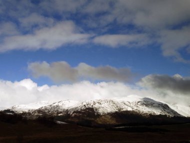 İskoç dağlık güzel görünümü                
