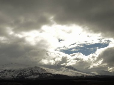 Glen Coe manzara kış