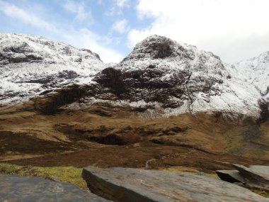 Üç kız kardeş dağ İskoçya Highlands