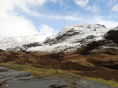 Üç kız kardeş dağ İskoçya Highlands