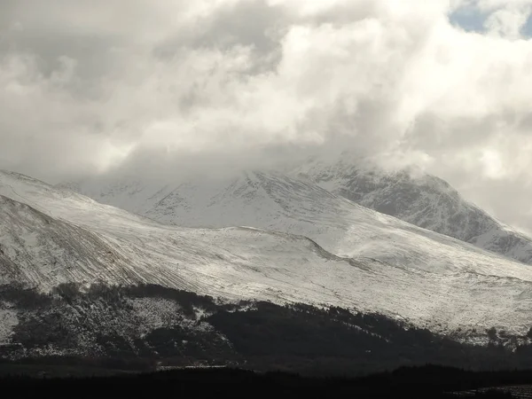 Glen Coe Krajobraz Zimą — Zdjęcie stockowe