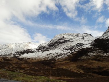 Üç kız kardeş dağ İskoçya Highlands