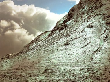 İskoç dağlık güzel görünümü                