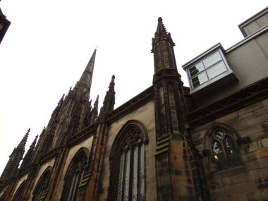 Güzel geleneksel İngiliz mimarisi