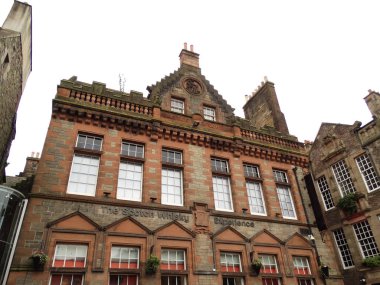 Güzel geleneksel İngiliz mimarisi