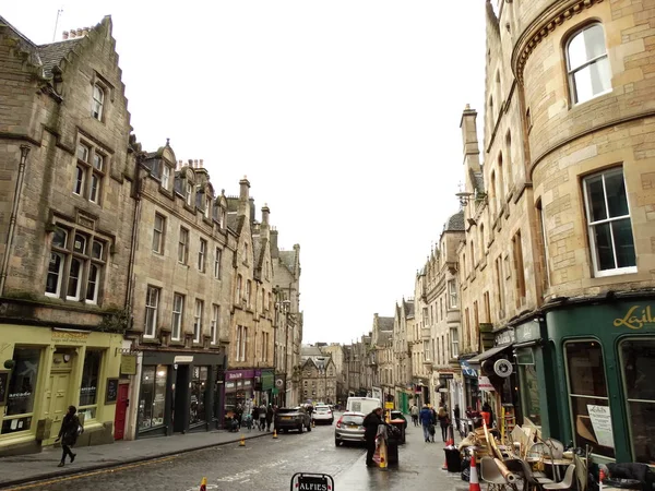 Edinburgh Streetscape Day Time — Stock Photo, Image