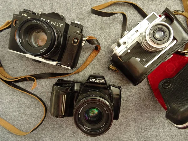 View Vintage Cameras — Stock Photo, Image