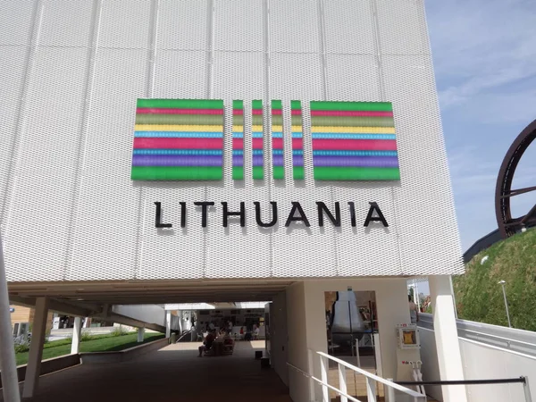 Lituania Modern Buiding Expo Milán 2015 — Foto de Stock