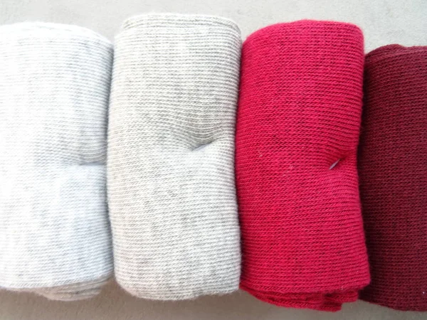 Düzenlenmiş Çorap Rengine Göre Sıralanmış — Stok fotoğraf