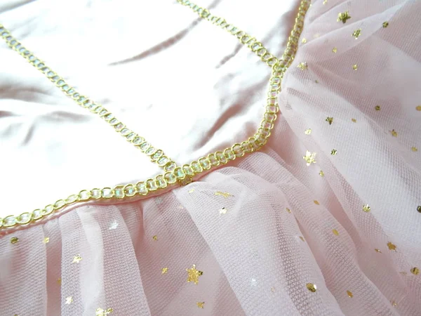 Vestido Rosa Princesa Menina — Fotografia de Stock