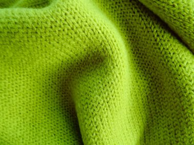 Modern ışık yeşil yün kumaş