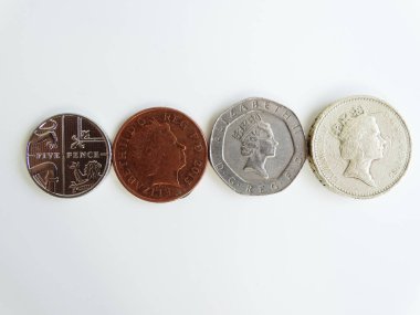 Birleşik Kindom paraları görünümü